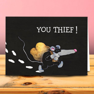 Cartes Pour Fêtes Annuelles YOU STOLE MY HEART greeting card by Nicole Janes