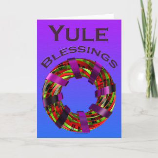 Cartes Pour Fêtes Annuelles Yule Blessings