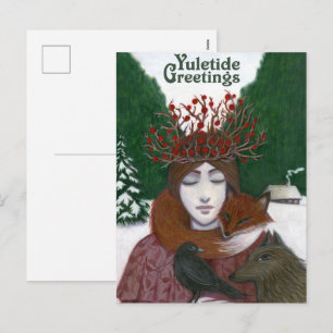 Cartes Pour Fêtes Annuelles Yule Greetings