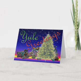 Cartes Pour Fêtes Annuelles Yule Greetings