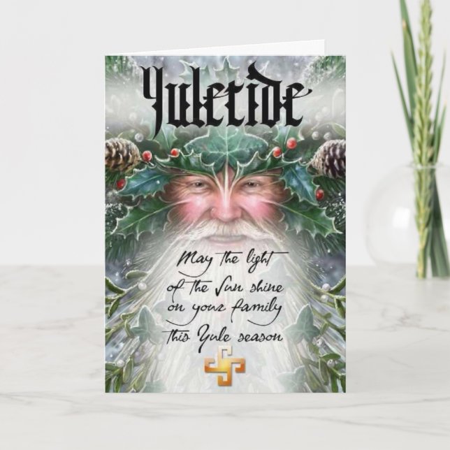 Cartes Pour Fêtes Annuelles Yuletide (Devant)