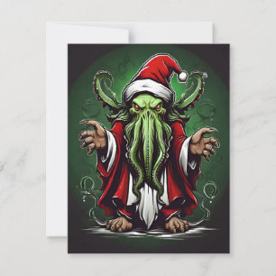 Cartes Pour Fêtes Annuelles Yuletide de Cthulhu : Noël terrifiant
