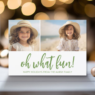 Cartes Pour Fêtes Annuelles Zen Line Art Green - 2 Photo - Minimal