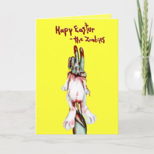 Cartes Pour Fêtes Annuelles zombi Pâques