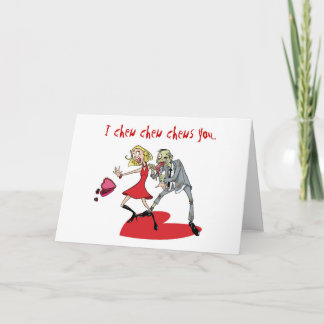Cartes Pour Fêtes Annuelles Zombi Valentine