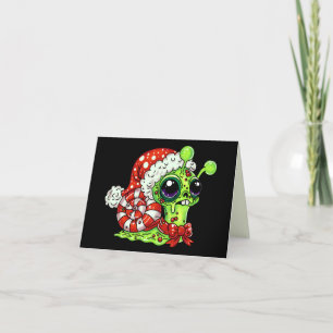 Cartes Pour Fêtes Annuelles Zombie Snail, tard pour Noël