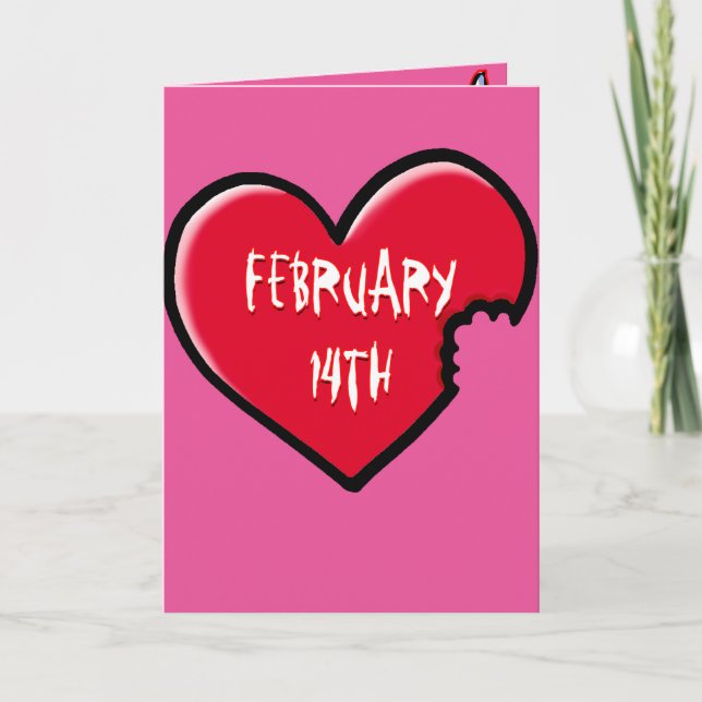 Cartes Pour Fêtes Annuelles Zombie Valentine (Devant)