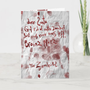 Cartes Pour Fêtes Annuelles Zombies de nottee (Naughty)