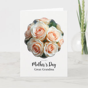 Cartes pour Mères aux Roses Élégantes