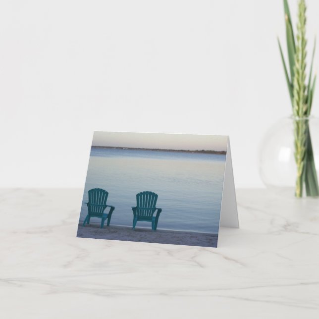 Cartes pour notes Chaise-Vides de Lakehouse (Devant)