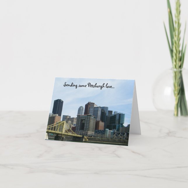 Cartes pour notes d'amour de Pittsburgh (Devant)