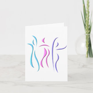 Cartes pour notes dansants