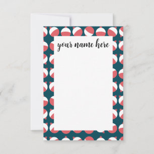 Cartes pour notes de Bobber de Pêche Personnalisés