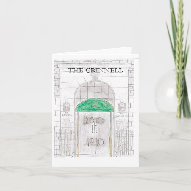 Cartes pour notes de Centennial de GRINNELL (Devant)
