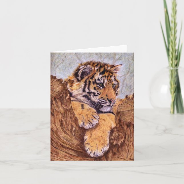 Cartes pour notes de CUB de tigre (Devant)