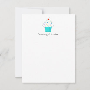 Cartes pour notes de Cupcake personnalisés