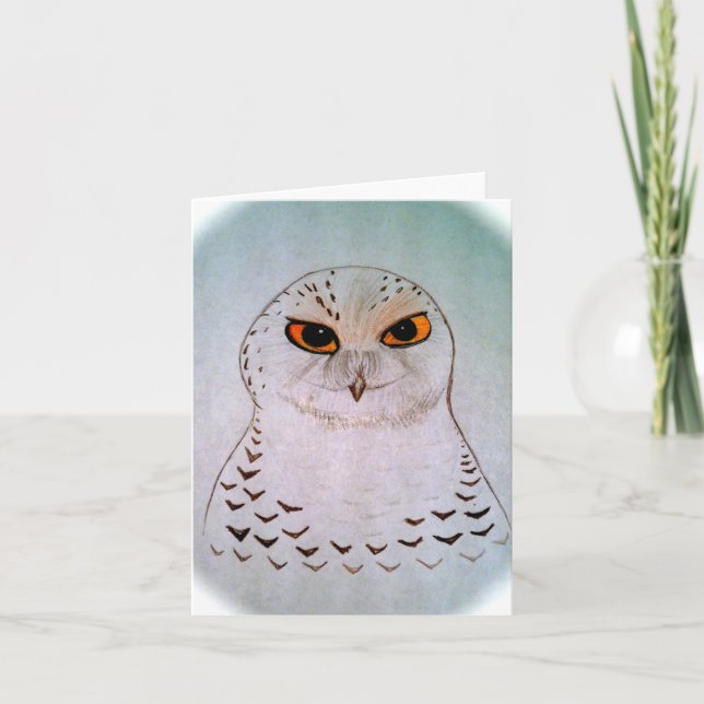 Cartes pour notes de hibou de Milou (Devant)