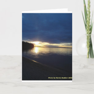 Cartes pour notes de lac pigeon