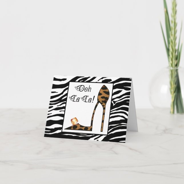 cartes pour notes de "l'attitude de Stiletto" (Devant)