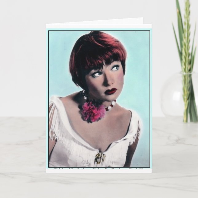 Cartes pour notes de mod Shirley Mclane (Devant)