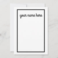 Cartes pour notes de papeterie personnalisés pour 