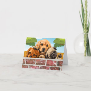 Cartes pour notes de Pups précieux