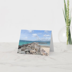 Cartes pour notes des Caraïbes de jetées