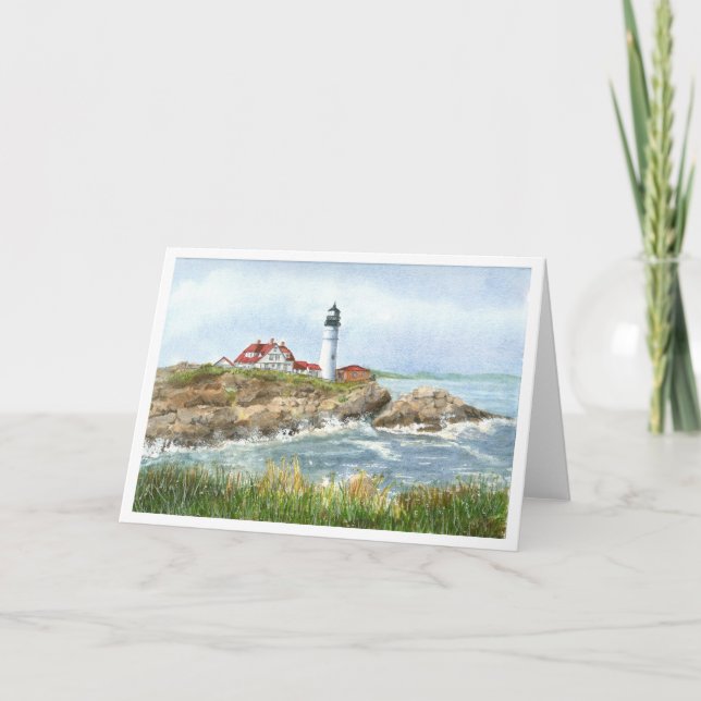 Cartes pour notes du phare Portland Headlight (Devant)