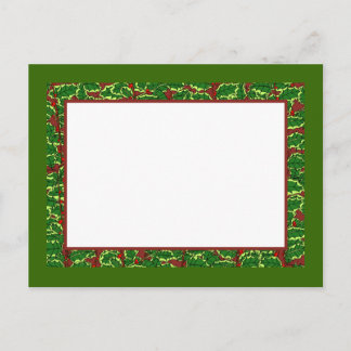 Cartes pour notes et cartes postales vides de fron