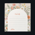 Cartes pour notes fleurs sauvages | Bloc-notes<br><div class="desc">Cartes pour notes fleurs sauvages. Demandez aux clients d'écrire une note spéciale. Prêt à être personnalisé par vous !</div>