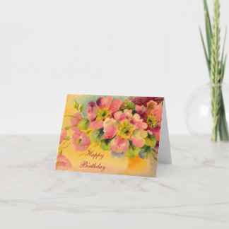 Cartes pour notes floraux fantaisistes et féminins