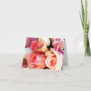Cartes pour notes floraux mariages