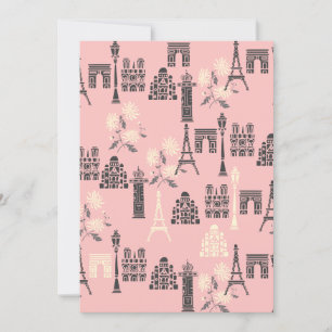 Cartes pour notes parisiens personnalisés