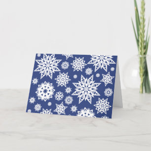 Cartes pour notes personnalisés des flocons de nei