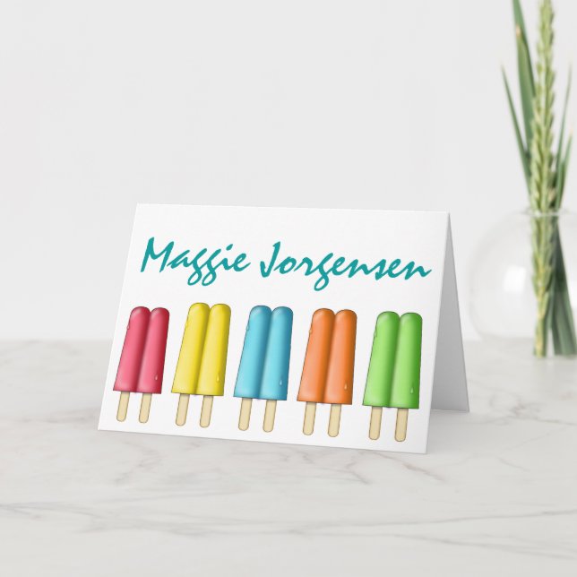 Cartes pour notes personnalisés / Invitations - SR (Devant)