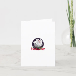 Cartes pour notes roses de fantôme