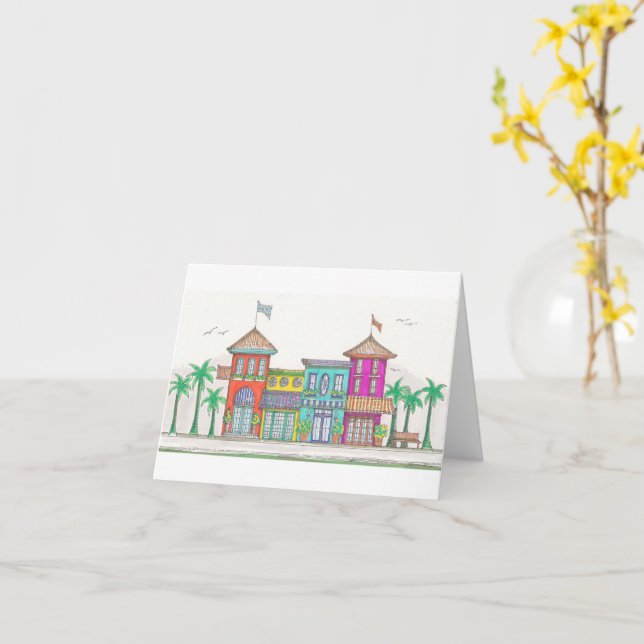 Cartes pour notes tropicaux (Fleur jaune)