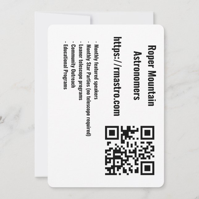 Cartes promotionnelles Eléphants Trunk Nebula (Dos)