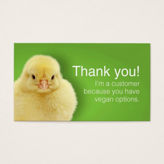 Cartes protectrices Vegan (Anglais) (Devant)