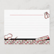 Cartes recettes. Embrasse Le Cook