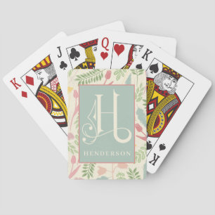 Cartes Ressort couleur et Motif H Monogramme, Jeu de vélo
