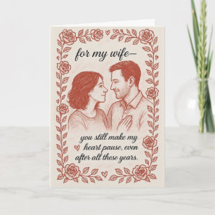 Cartes romantiques de la Saint-Valentin pour ma fe