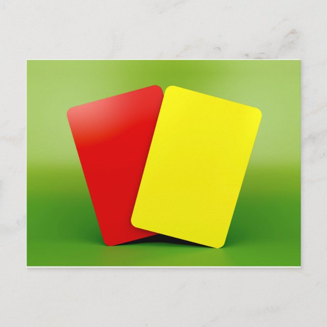 Cartes rouges et jaunes (Devant)