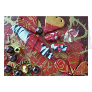 Cartes royales de rouge et d'or