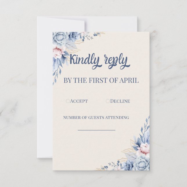 Cartes RSVP (Devant)