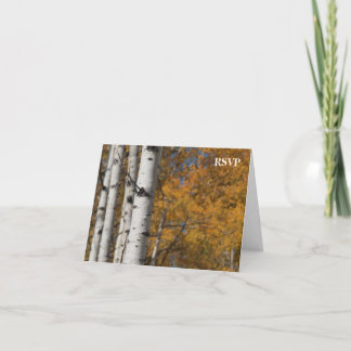 Cartes RSVP Aspen Alley En Orange Automne