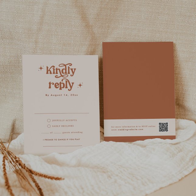 Cartes RSVP Boho Wedding (Créateur téléchargé)