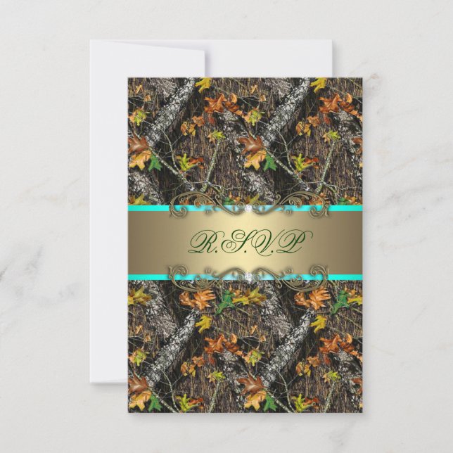 Cartes RSVP de mariage de mariage de caméra offici (Devant)