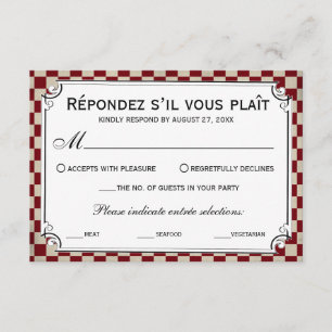 Cartes RSVP de Mariage en tableau de bord Steampun