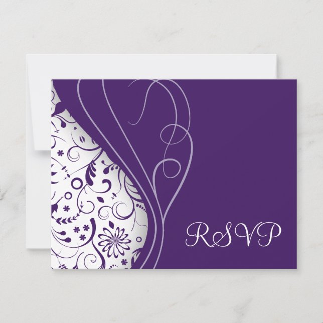 Cartes RSVP élégantes (Devant)